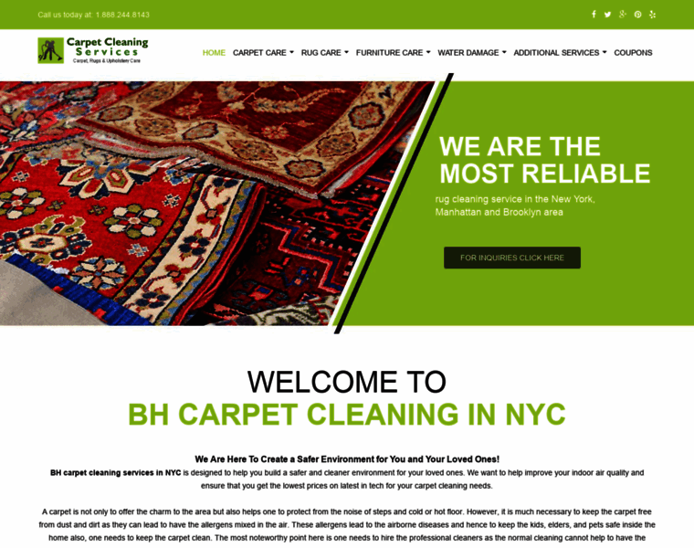Bhcarpetcleaning.com thumbnail