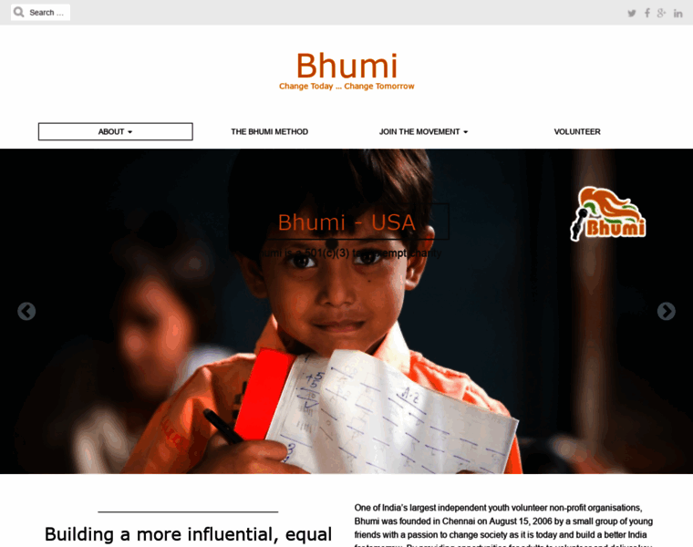 Bhumiusa.org thumbnail
