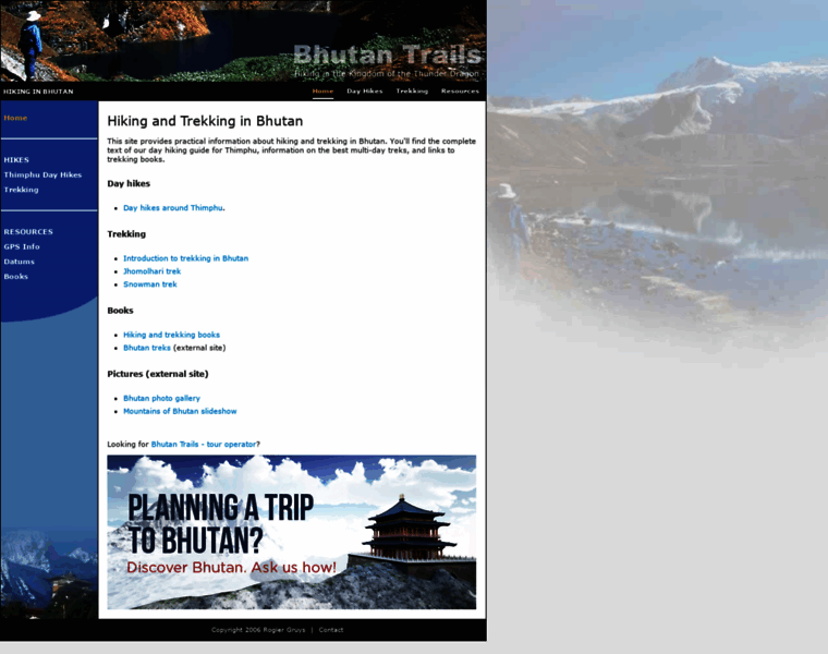 Bhutan-trails.org thumbnail