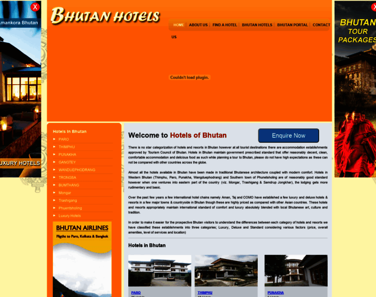 Bhutanhotels.in thumbnail