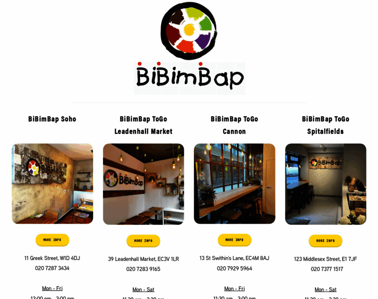 Bibimbapsoho.co.uk thumbnail