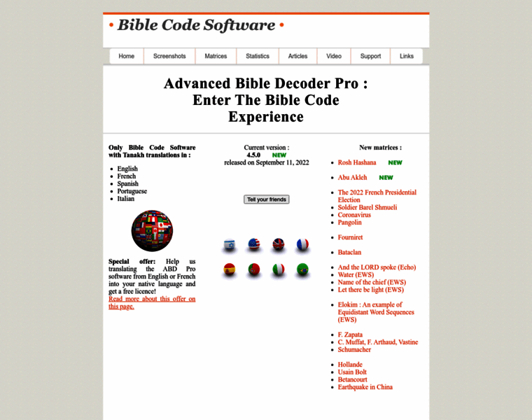 Bible-code-software.com thumbnail