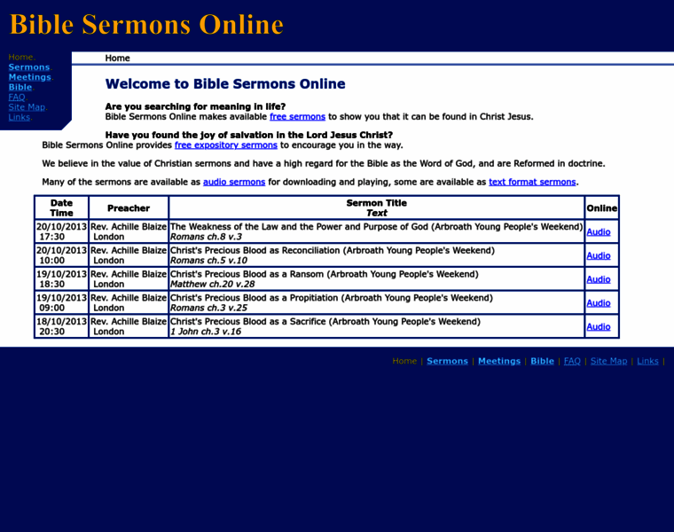 Bible-sermons.org.uk thumbnail