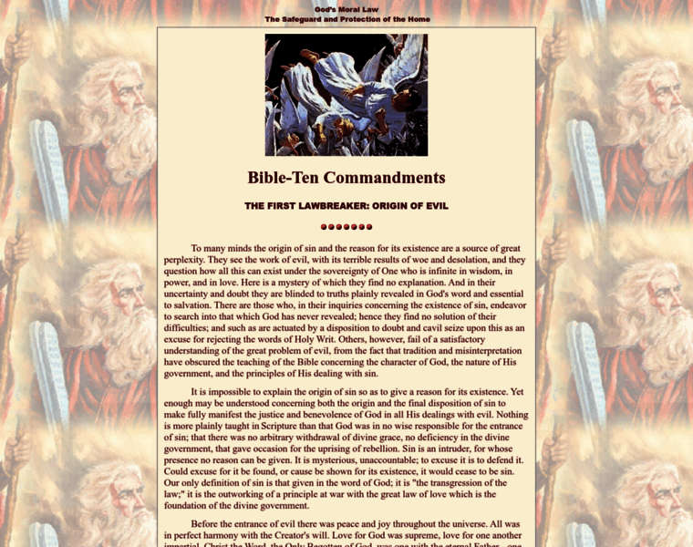 Bible-tencommandments.com thumbnail