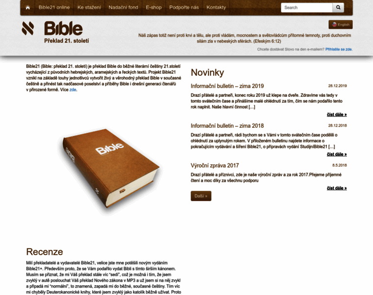 Bible21.cz thumbnail
