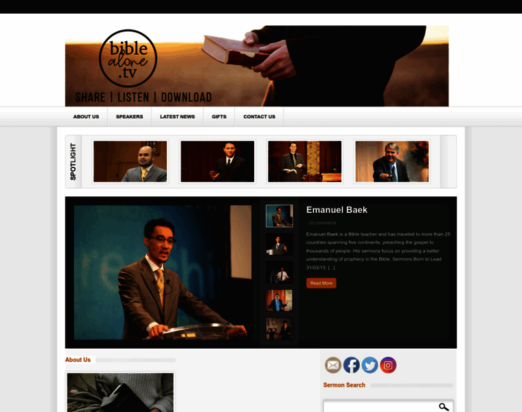Biblealone.tv thumbnail