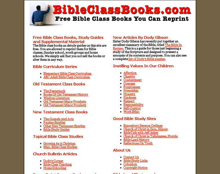 Bibleclassbooks.com thumbnail