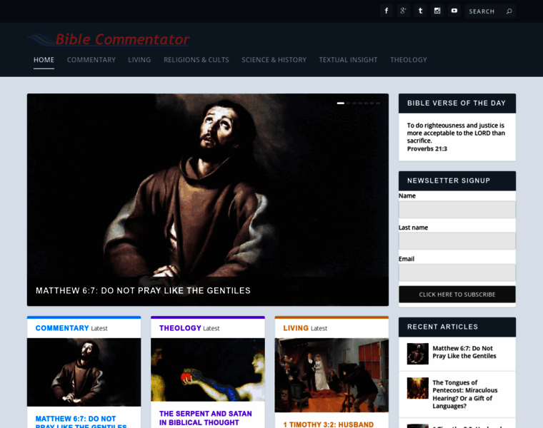 Biblecommentator.com thumbnail