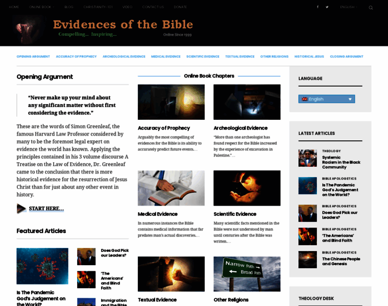 Bibleevidences.com thumbnail