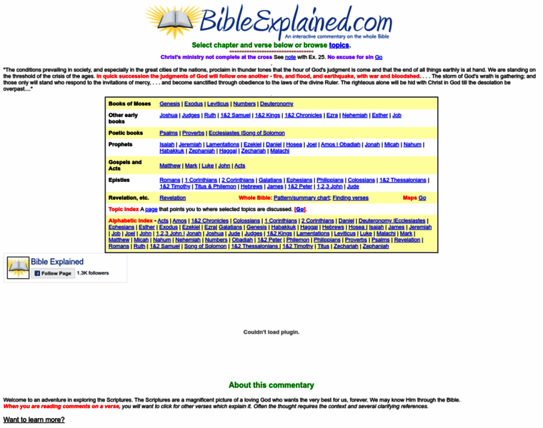 Bibleexplained.com thumbnail