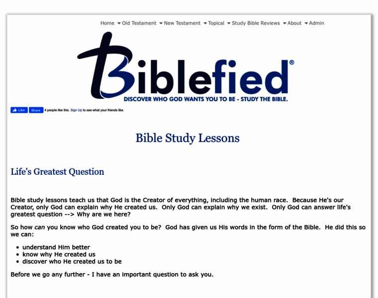 Biblefied.com thumbnail