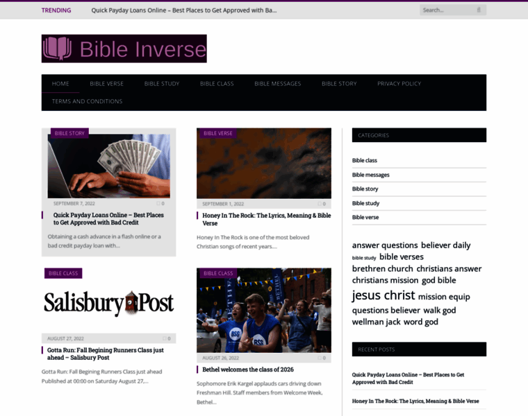Bibleinverse.org thumbnail