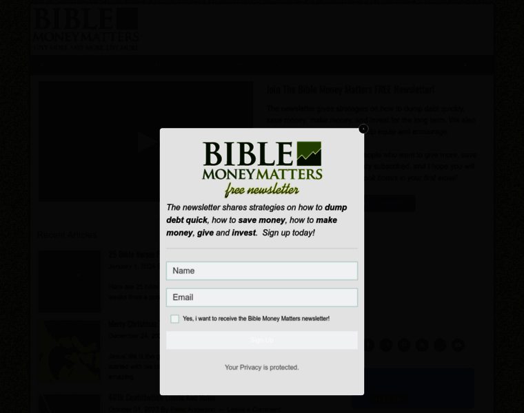 Biblemoneymatters.com thumbnail