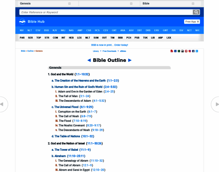 Bibleoutline.org thumbnail