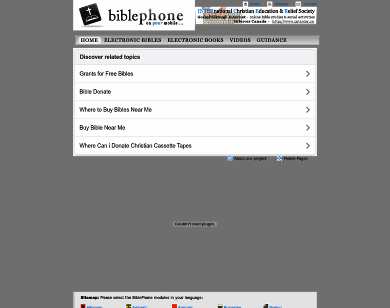 Biblephone.net thumbnail