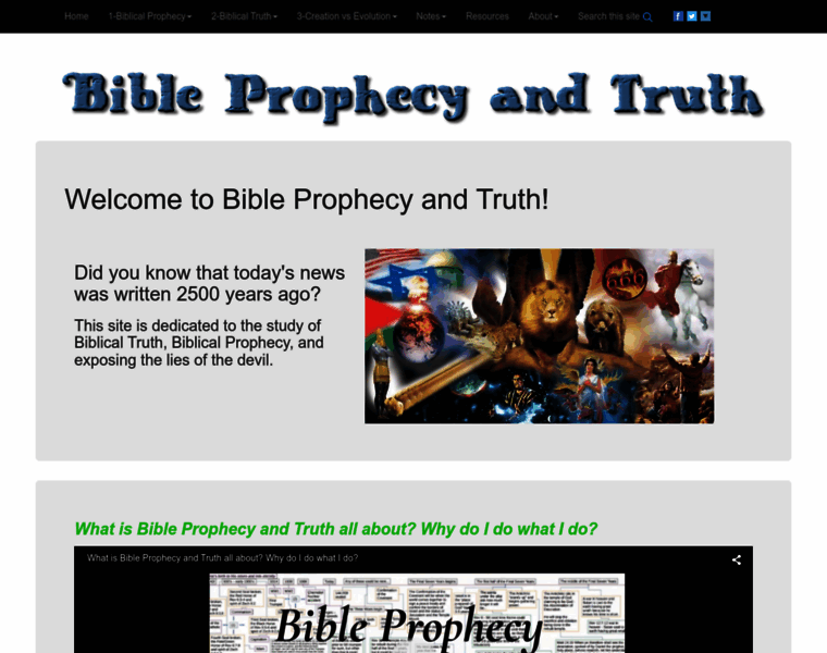 Bibleprophecyandtruth.com thumbnail