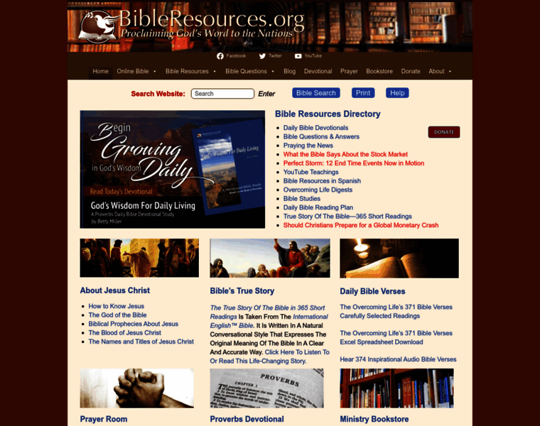 Bibleresources.org thumbnail