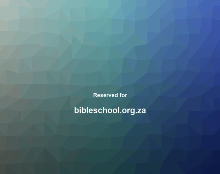 Bibleschool.org.za thumbnail