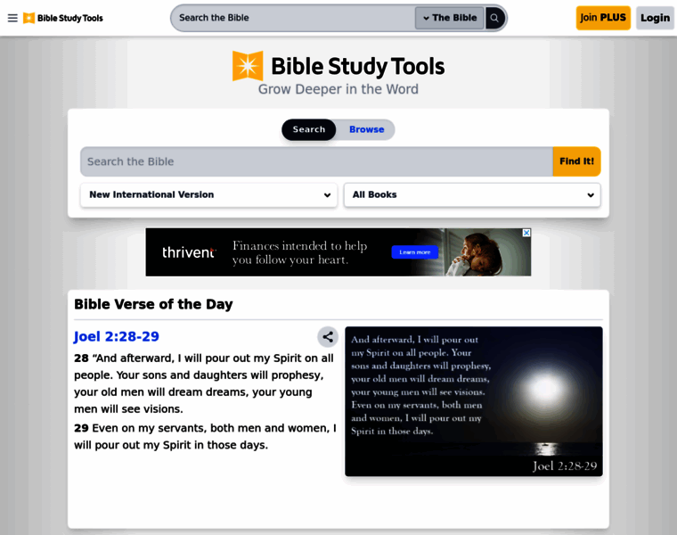 Biblestudytools.net thumbnail