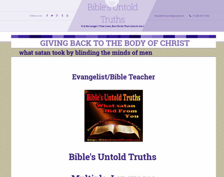 Biblesuntoldtruths.org thumbnail
