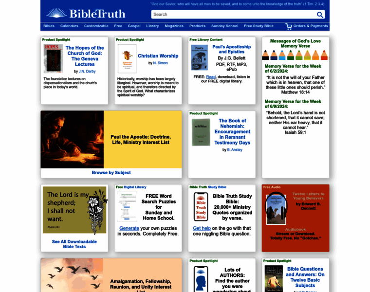 Bibletruthpublishers.com thumbnail