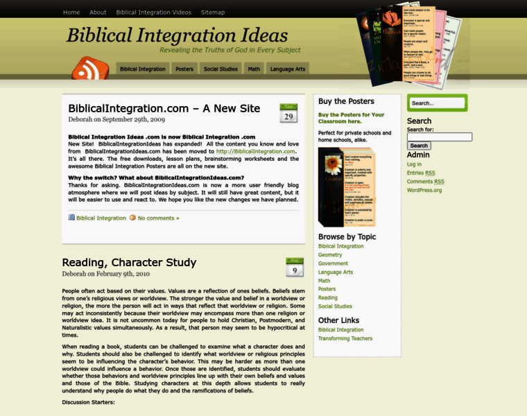Biblicalintegrationideas.com thumbnail