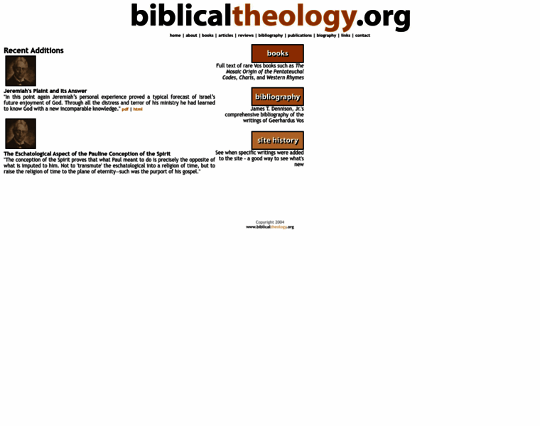 Biblicaltheology.org thumbnail