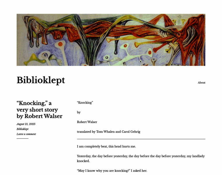 Biblioklept.org thumbnail Biblioklept.org thumbnail