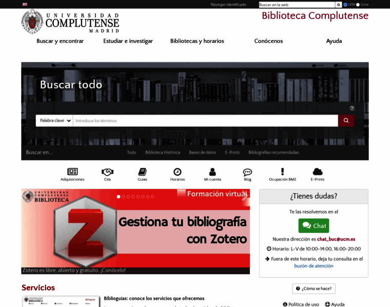 Biblioteca.ucm.es thumbnail