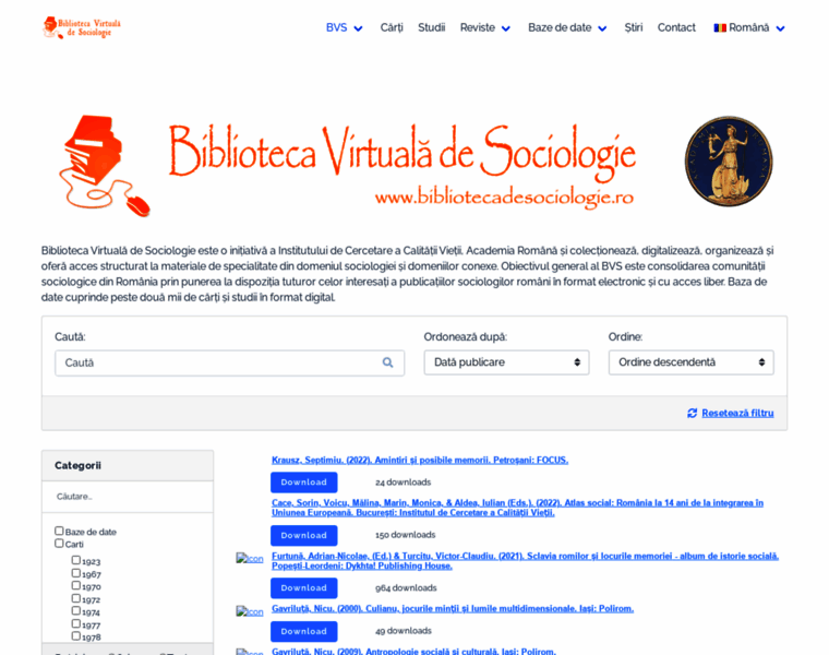 Bibliotecadesociologie.ro thumbnail