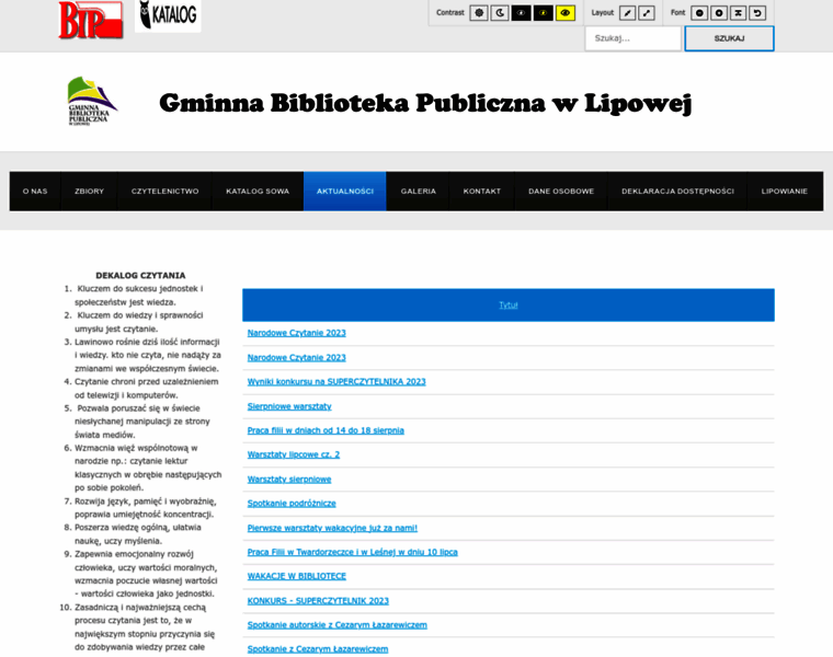 Bibliotekalipowa.pl thumbnail