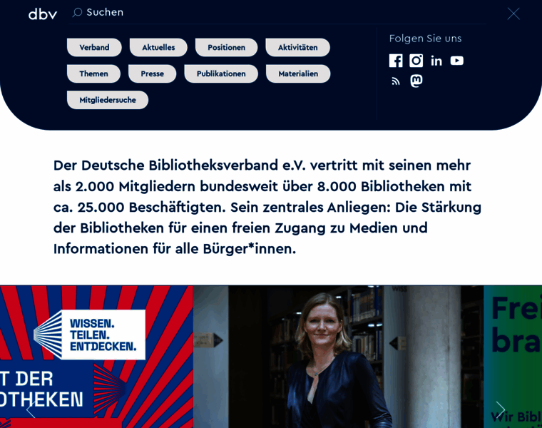 Bibliotheksverband.de thumbnail Bibliotheksverband.de thumbnail