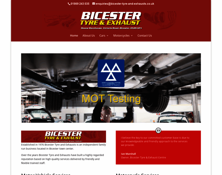 Bicester-tyre-and-exhausts.co.uk thumbnail