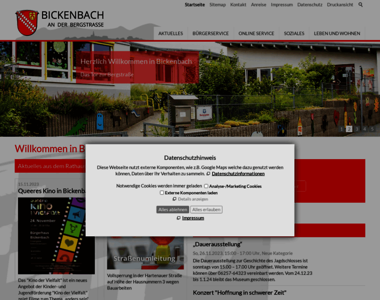 Bickenbach-bergstrasse.de thumbnail