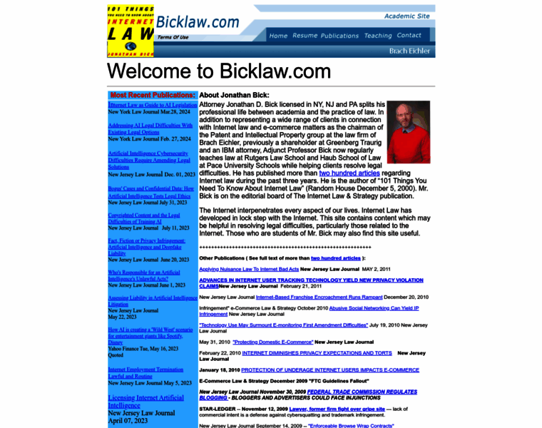 Bicklaw.com thumbnail