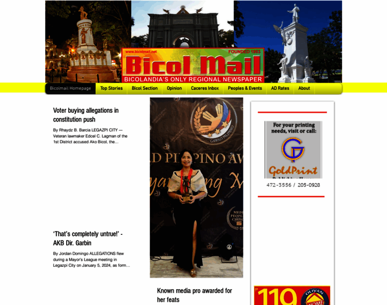 Bicolmail.net thumbnail