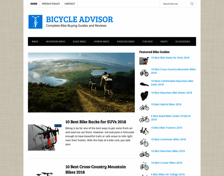 Bicycleadvisor.com thumbnail