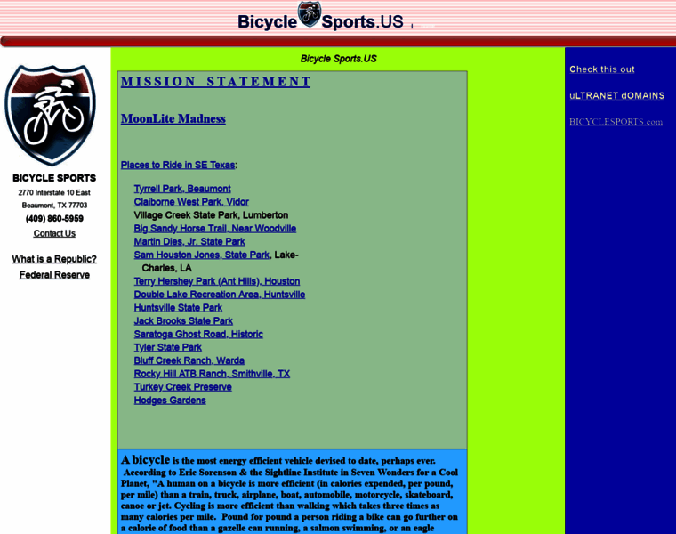 Bicyclesports.us thumbnail
