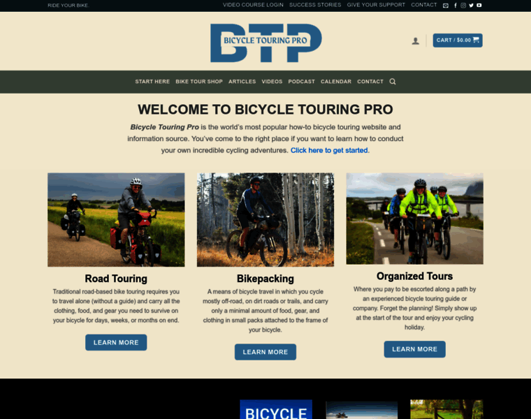 Bicycletouringpro.com thumbnail