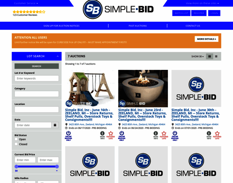 Bid.simplebidinc.com thumbnail