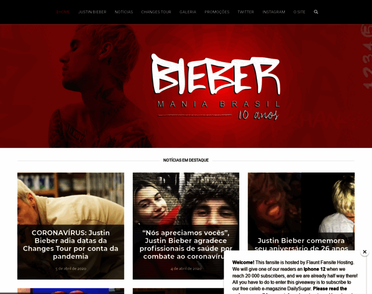 Biebermania.com.br thumbnail