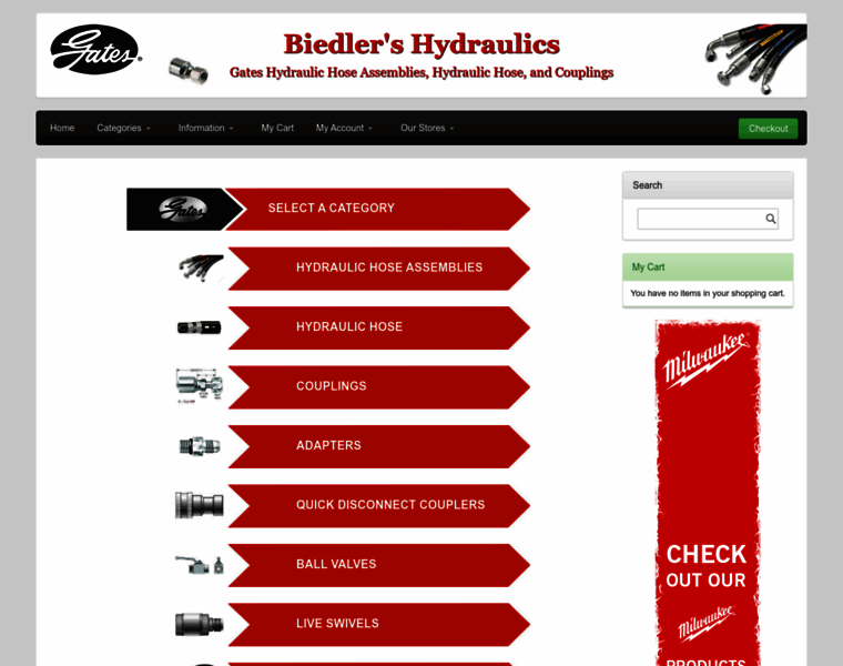 Biedlers-hydraulics.com thumbnail
