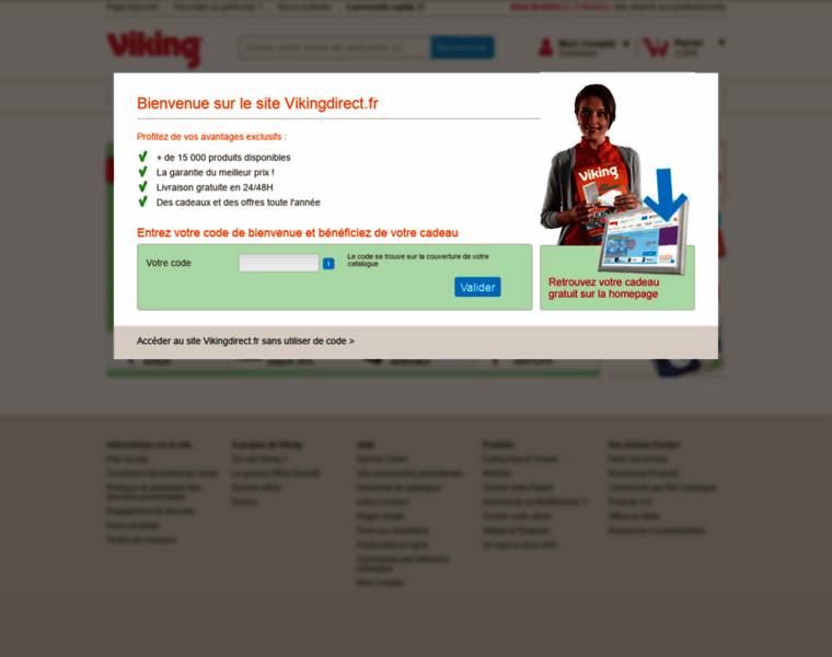 bienvenue.vikingdirect.fr at Website Informer. Visit Bienvenue ...