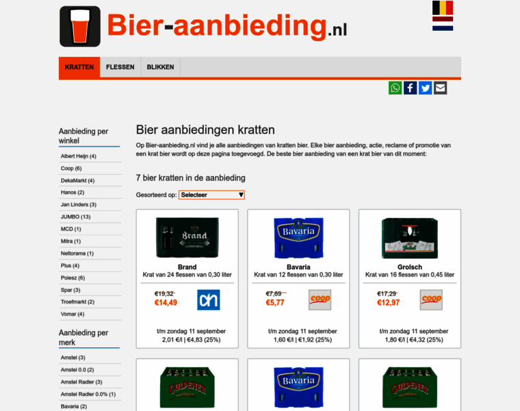 Bier-aanbieding.nl thumbnail