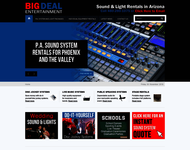 Big-deal-entertainment.com thumbnail