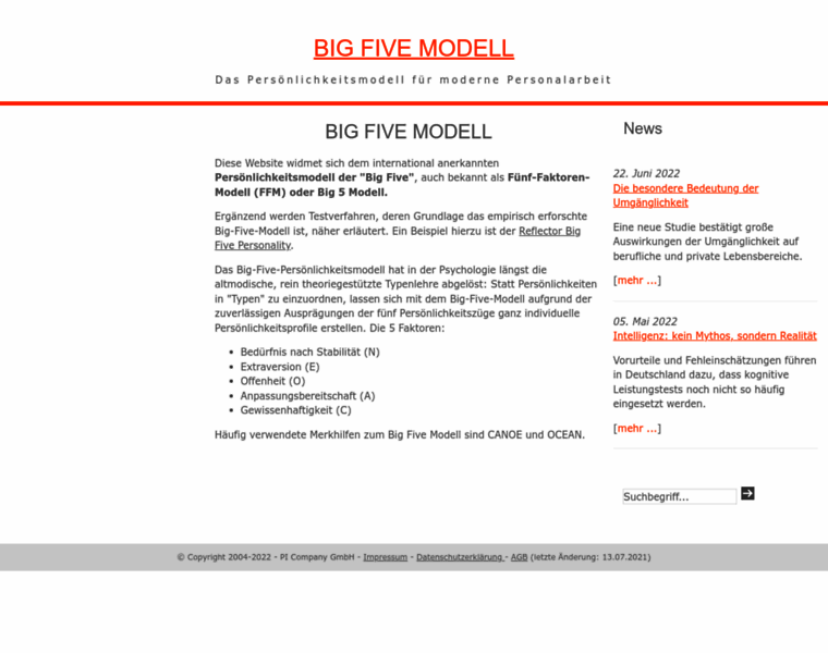 Big-five-modell.de thumbnail