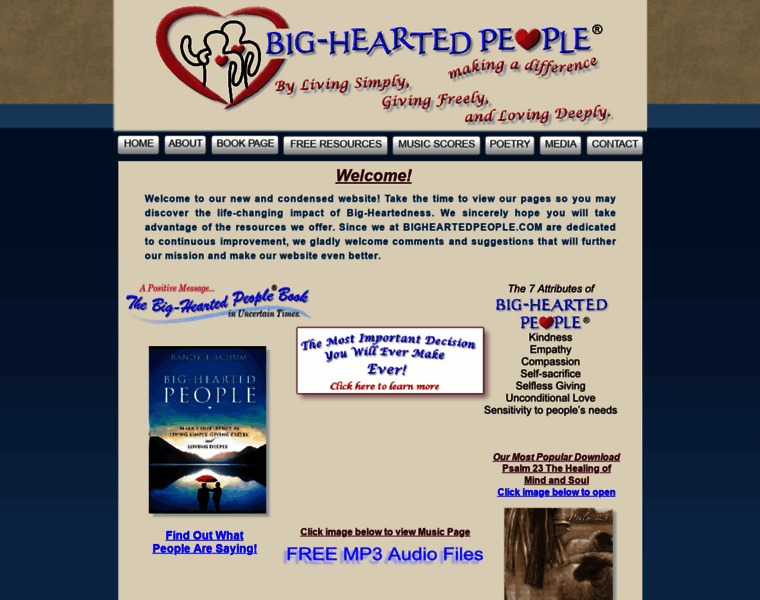 Big-heartedpeople.com thumbnail