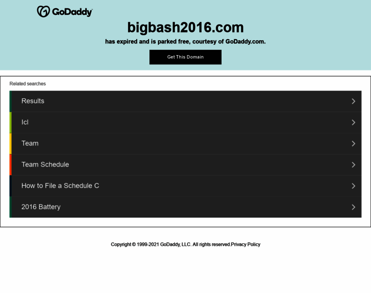 Bigbash2016.com thumbnail