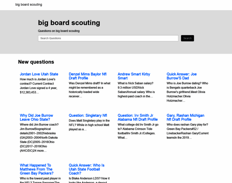 Bigboardscouting.com thumbnail