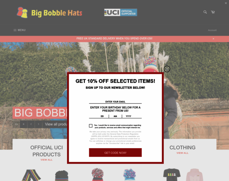 Bigbobblehats.co.uk thumbnail